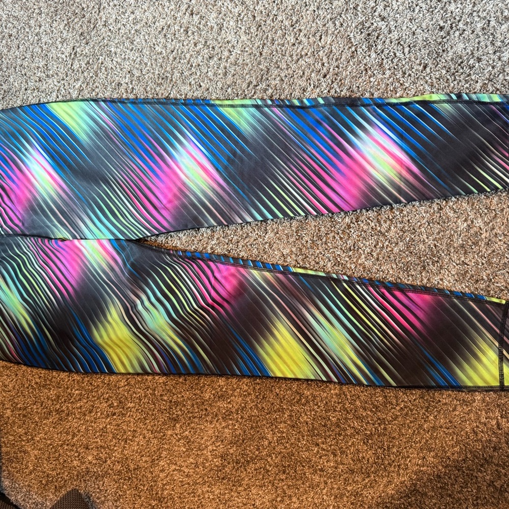 Fila Blue and Pink Performance Leggings